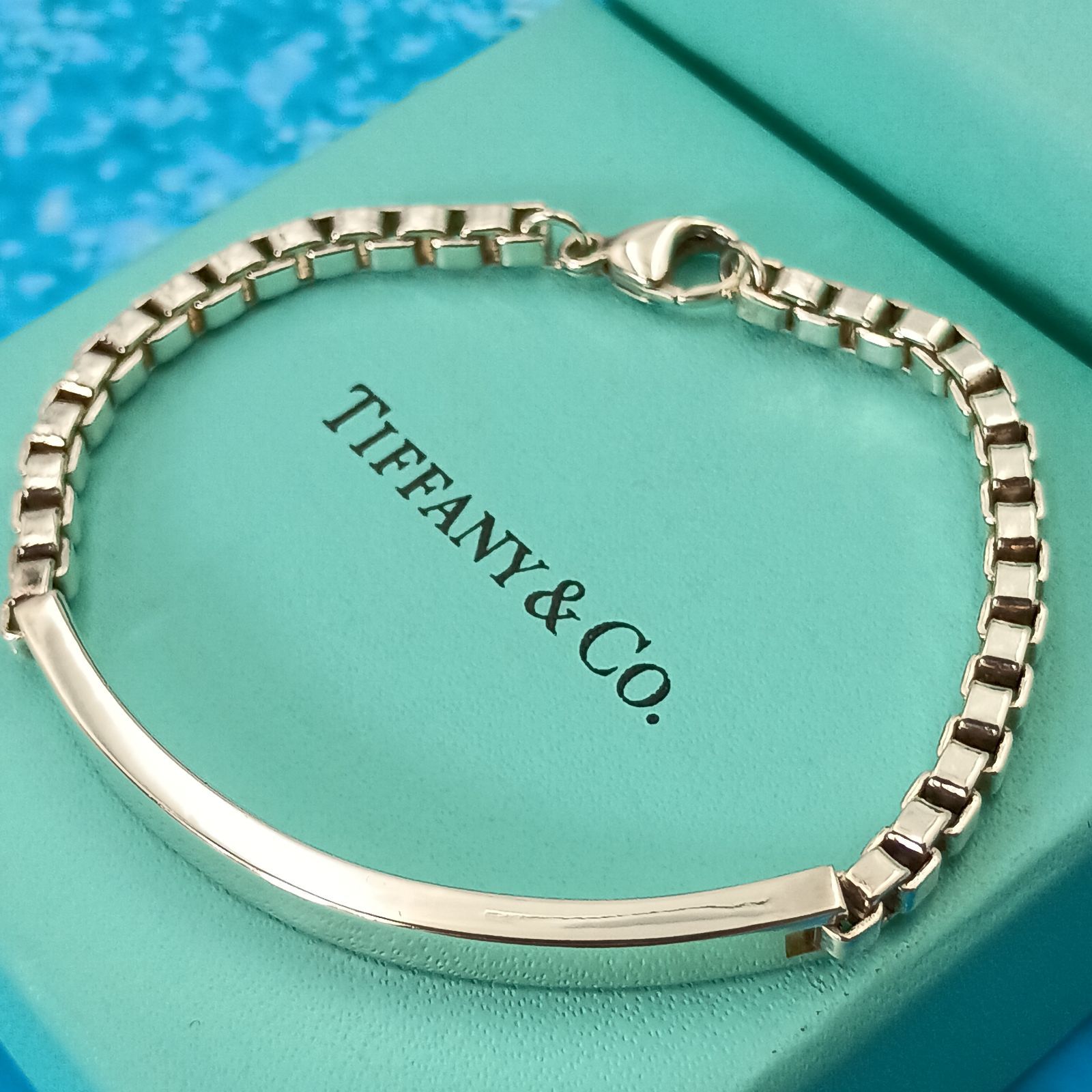 TIFFANY&Co. ティファニー ベネチアン リンクID ブレスレット メンズ