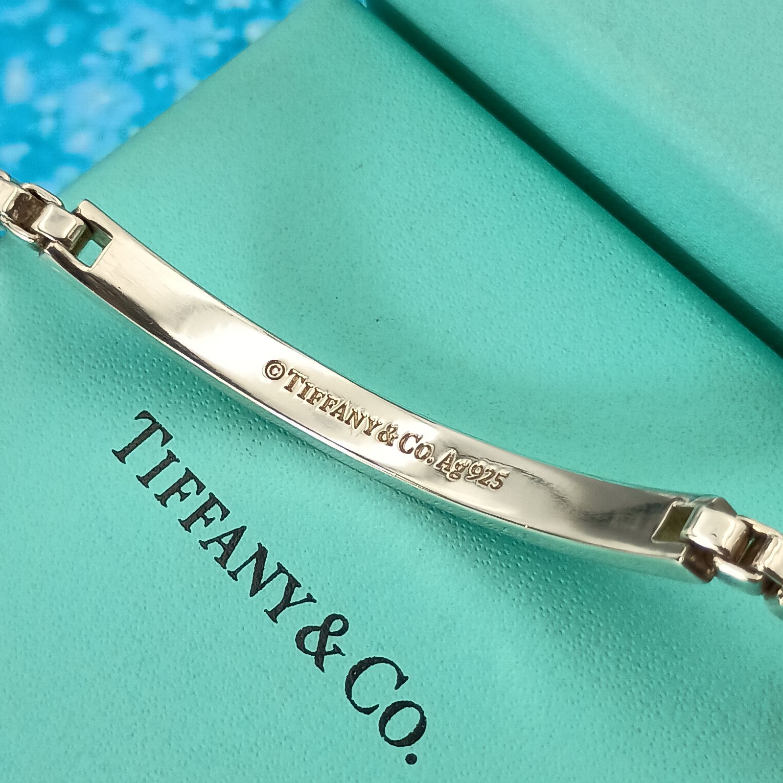 TIFFANY&Co. ティファニー ベネチアン リンクID ブレスレット メンズ