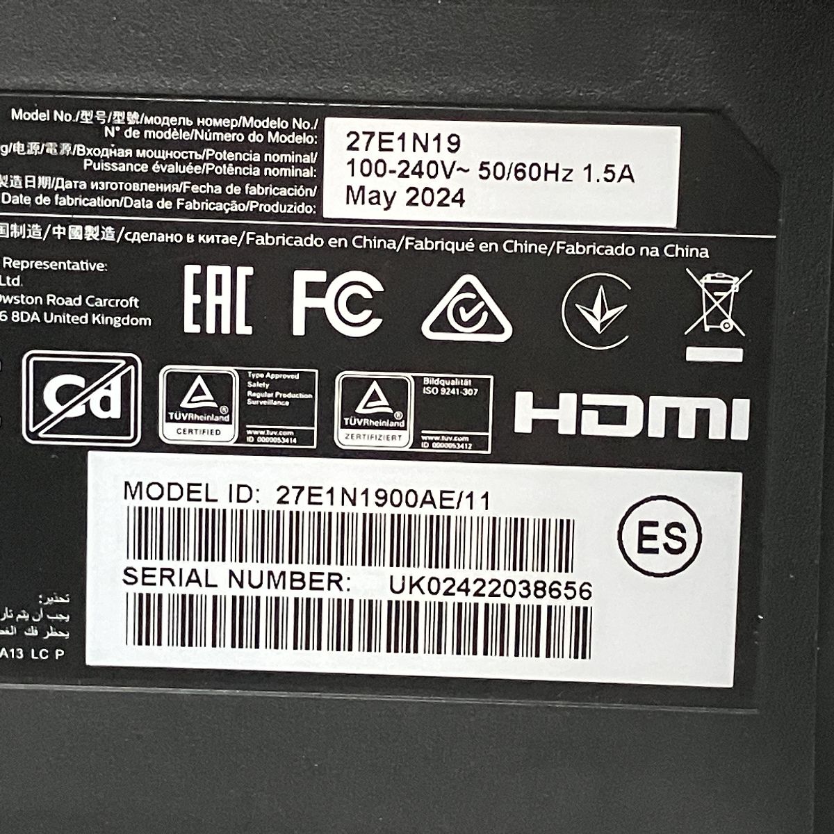  PHILIPS 27インチ 4 K モニター ディスプレイ フィリップス PC ディスプレイ モニター本体 ディスプレイ モニター