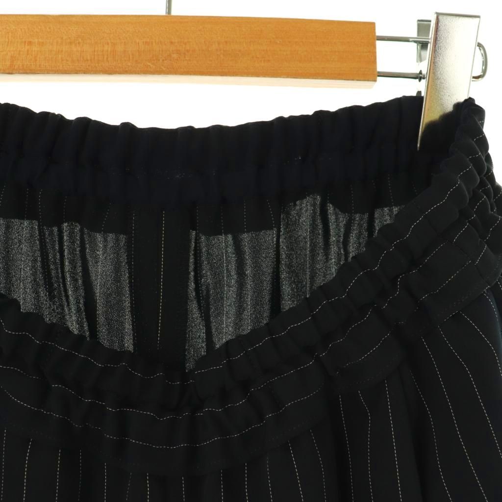 エンフォルド ENFOLD 24SS STRIPE RELAX EGG WIDE-PANTS パンツ ストライプ ワイド 38 ネイビー |HK OS DECORATOM_COM_BR