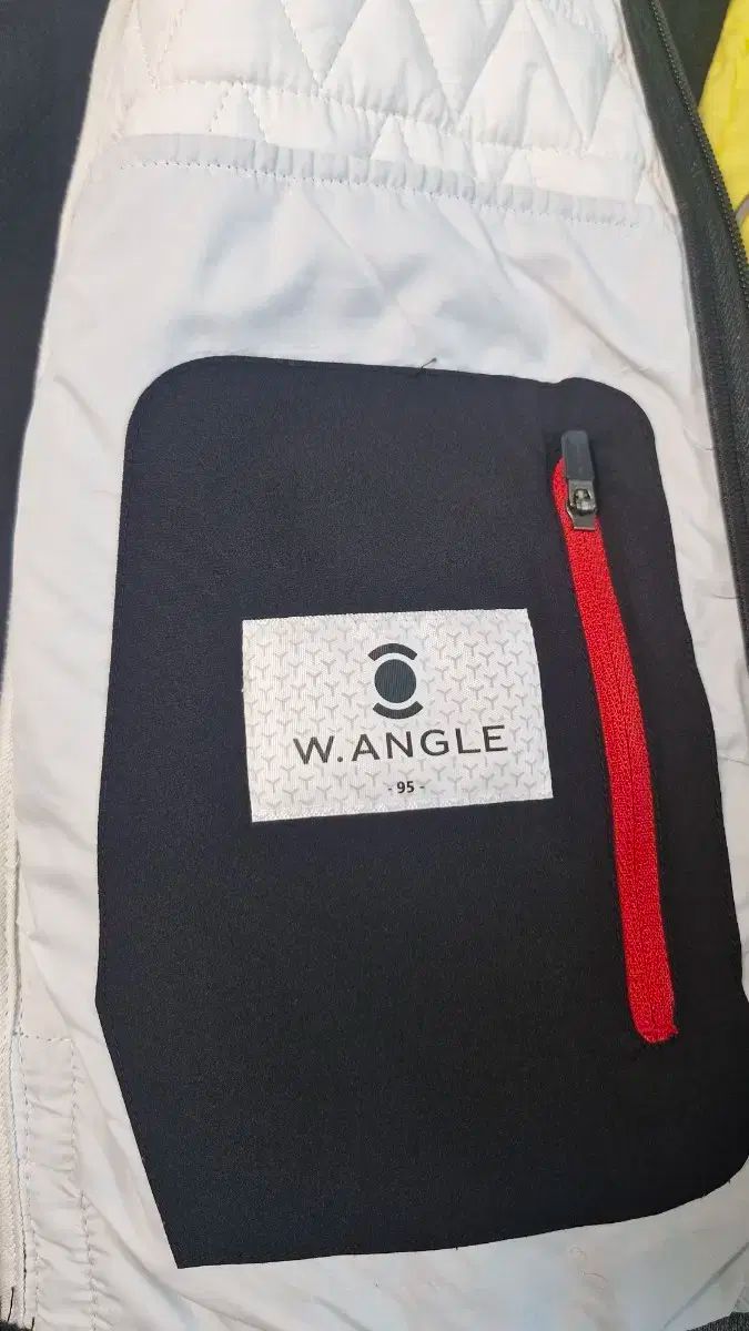 メンズ 前面キルティング