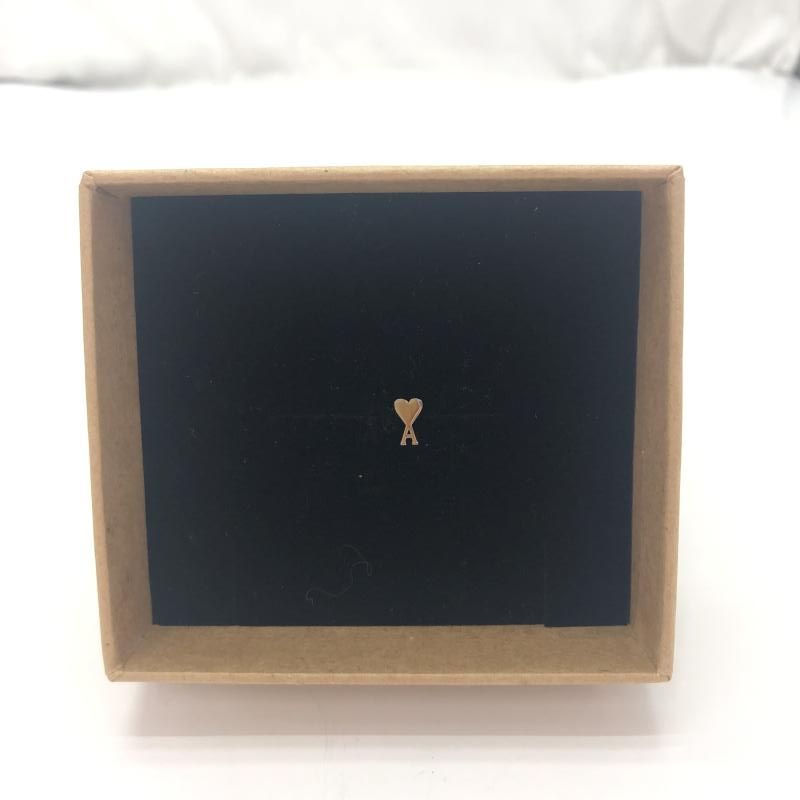 AMI Alexandre Mattiussi AMI Alexandre Mattiussi ハート型ピアス 片耳 シルバー 箱あり アミアレクサンドレマテュッシ 91 240091394321