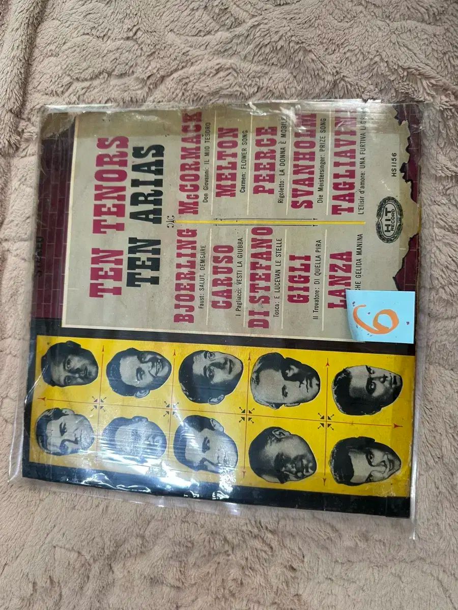 伝説的 10 対 テナー 人 アリア LP ー Ten Tenors Ar