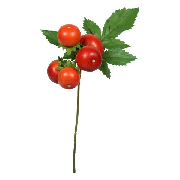 造花 トマトピック オレンジ アーティフィシャルフラワー 24本入り