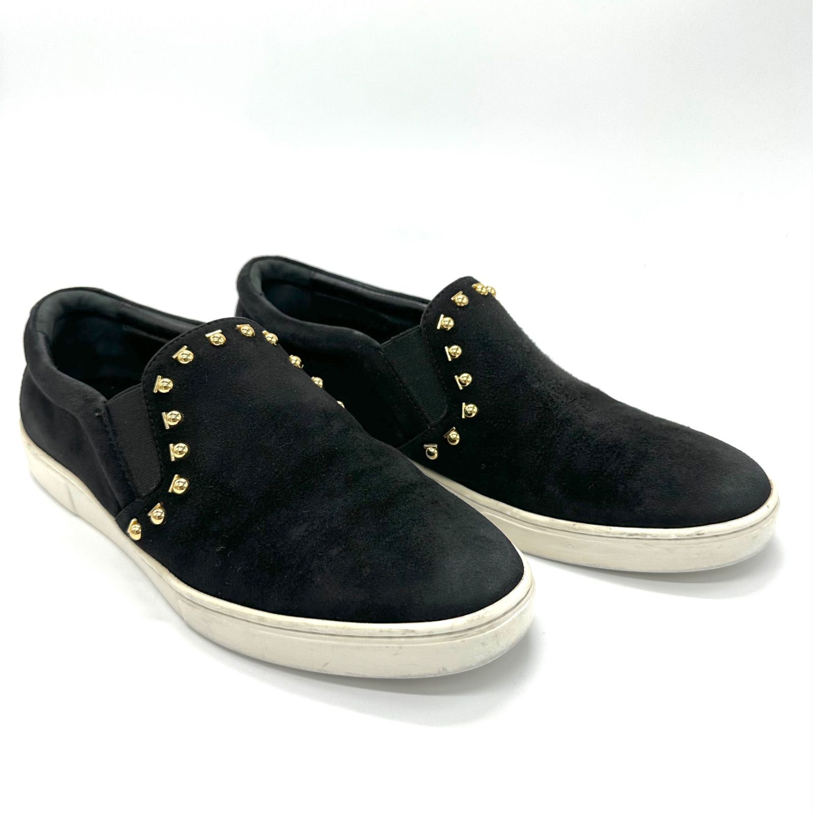 フェラガモ　美品　23.5センチ　スエード黒 フェラガモ スェード黒 23.5センチ フェラガモ スェード黒 23.5センチ