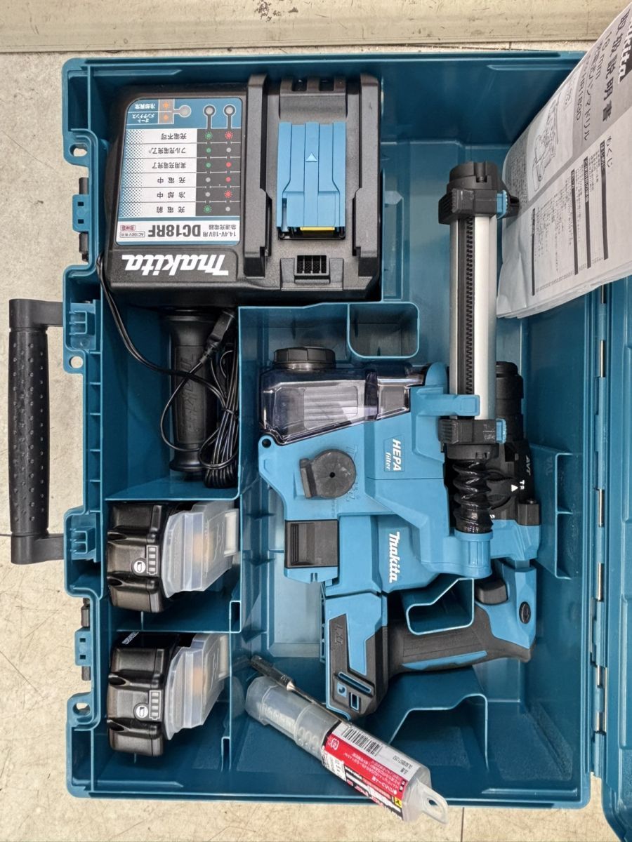 品 マキタ HR183DRGXV 18V ハンマドリル フルセット 純正バッテリー2個 集じんシステム 充電器 makita ハンマー