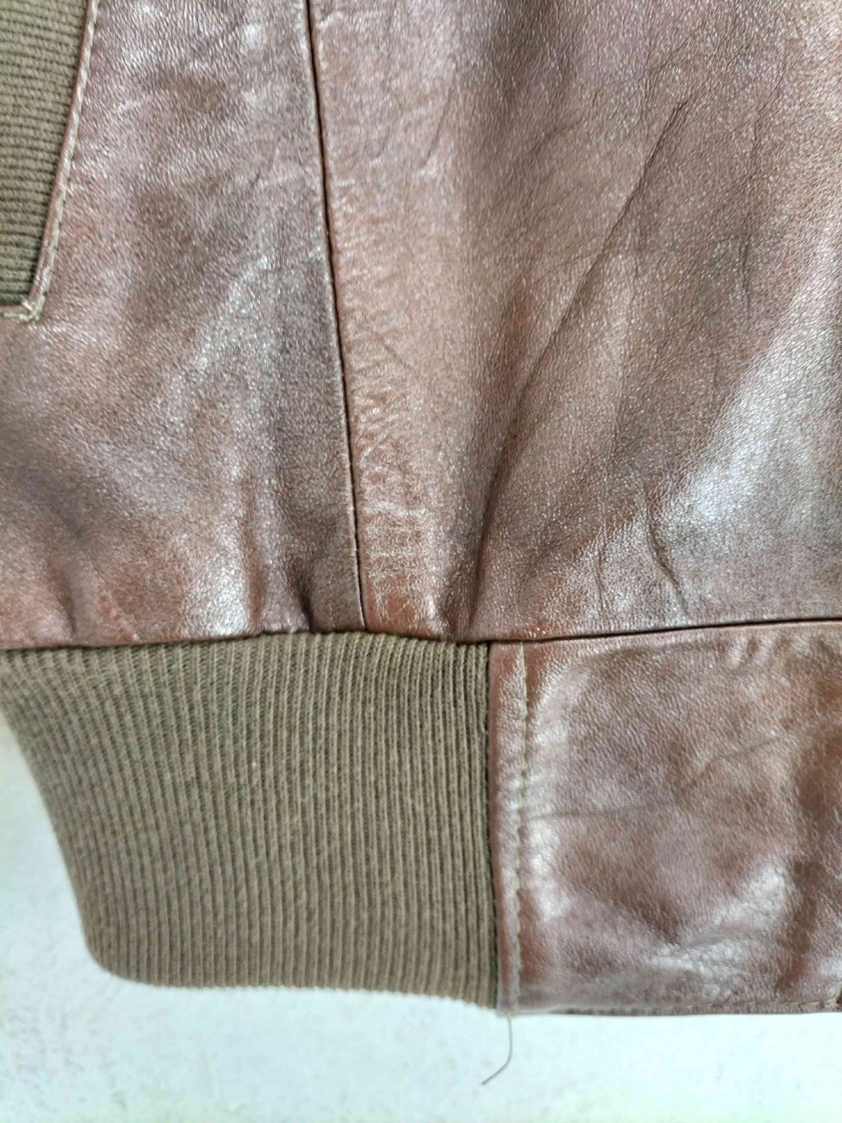 古着 レザーシングルライダースジャケット