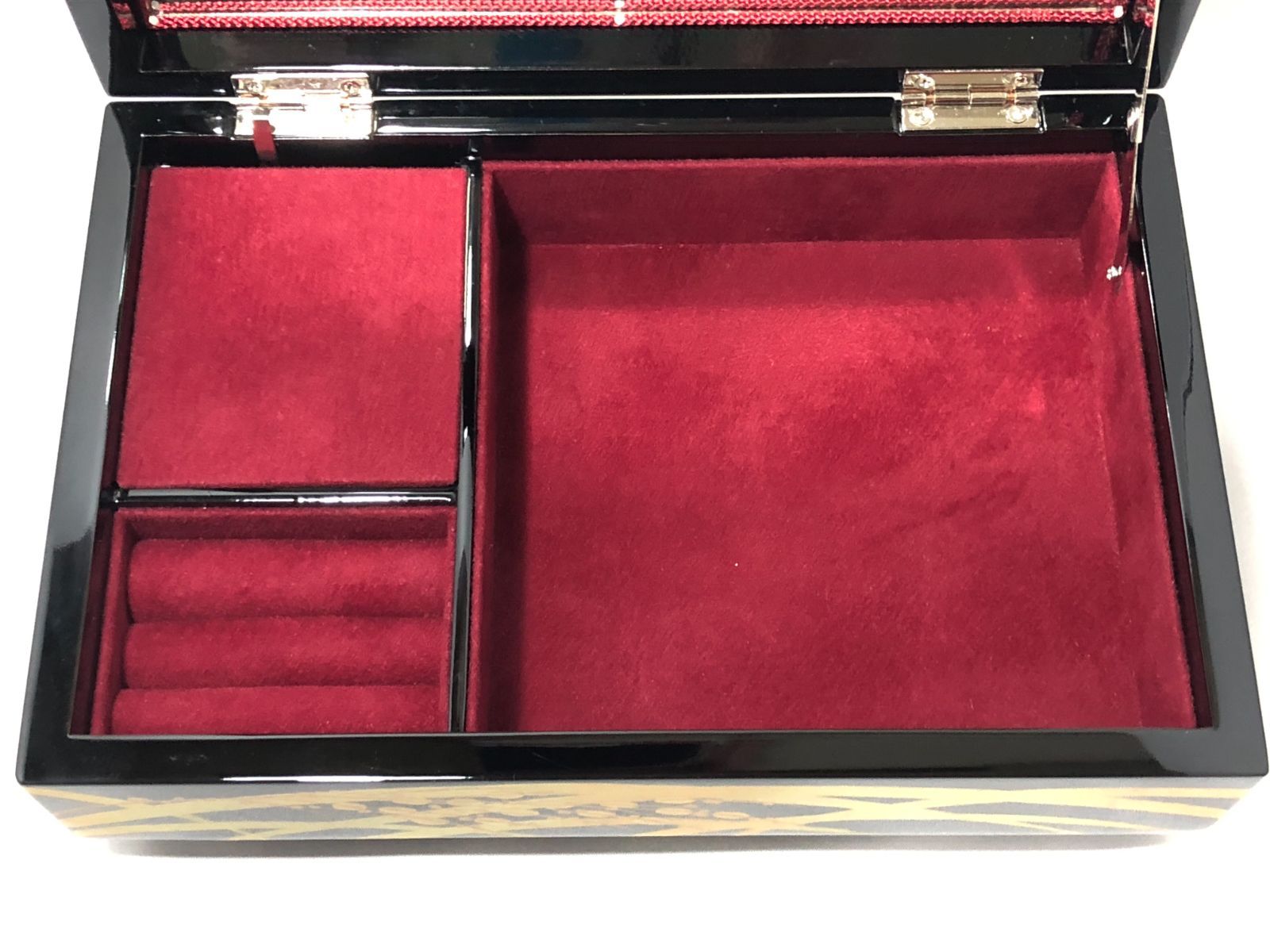 会津塗 オルゴール付き ジュエリーケース 宝石箱 オルゴール付きアクセサリーケース 会津塗 ジュエリーボックス