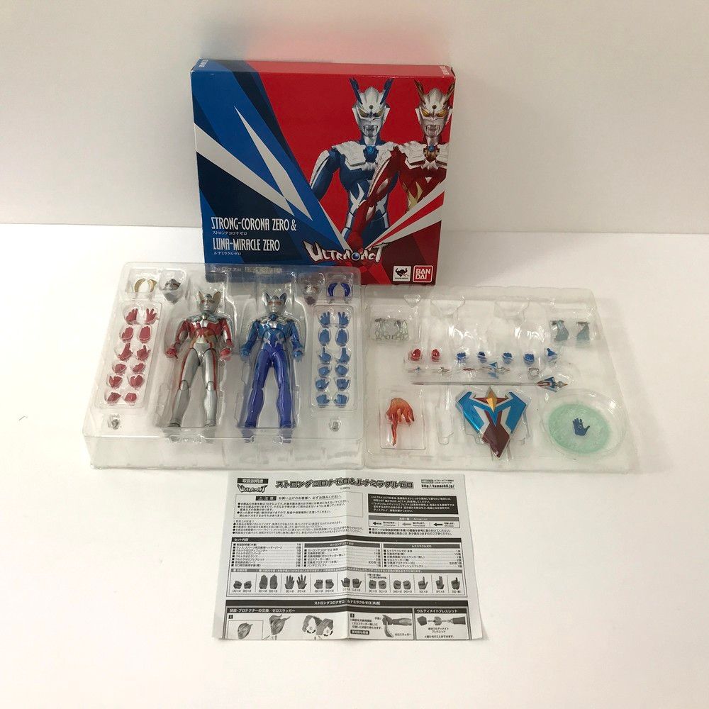 *♥品 バンダイ ULTRA-ACT ストロングコロナゼロ&ルナミラクルゼロ ウルトラゼロファイト フィギュア 魂ウェブ