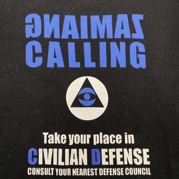  ZAMIANG プリントサーマルロンT ブラック size S アンダーカバー 24 その他 トップス