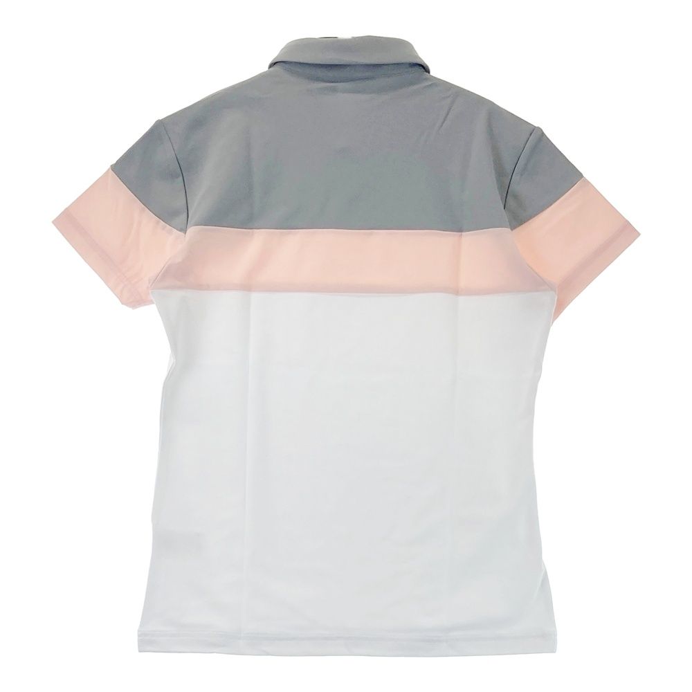 サイズ M DESCENTE GOLF デサントゴルフ 半袖ポロシャツ ホワイト系 240101549149 ゴルフウェア メンズ ストスト