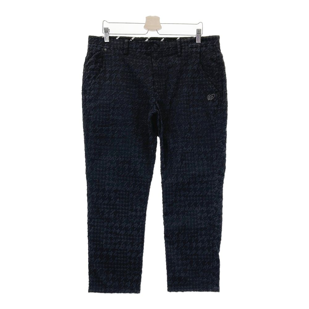 サイズ 7 MASTER BUNNY EDITION マスターバニーエディション ストレッチパンツ 千鳥柄 ブラック系 240101550913 ゴルフウェア メンズ ストスト