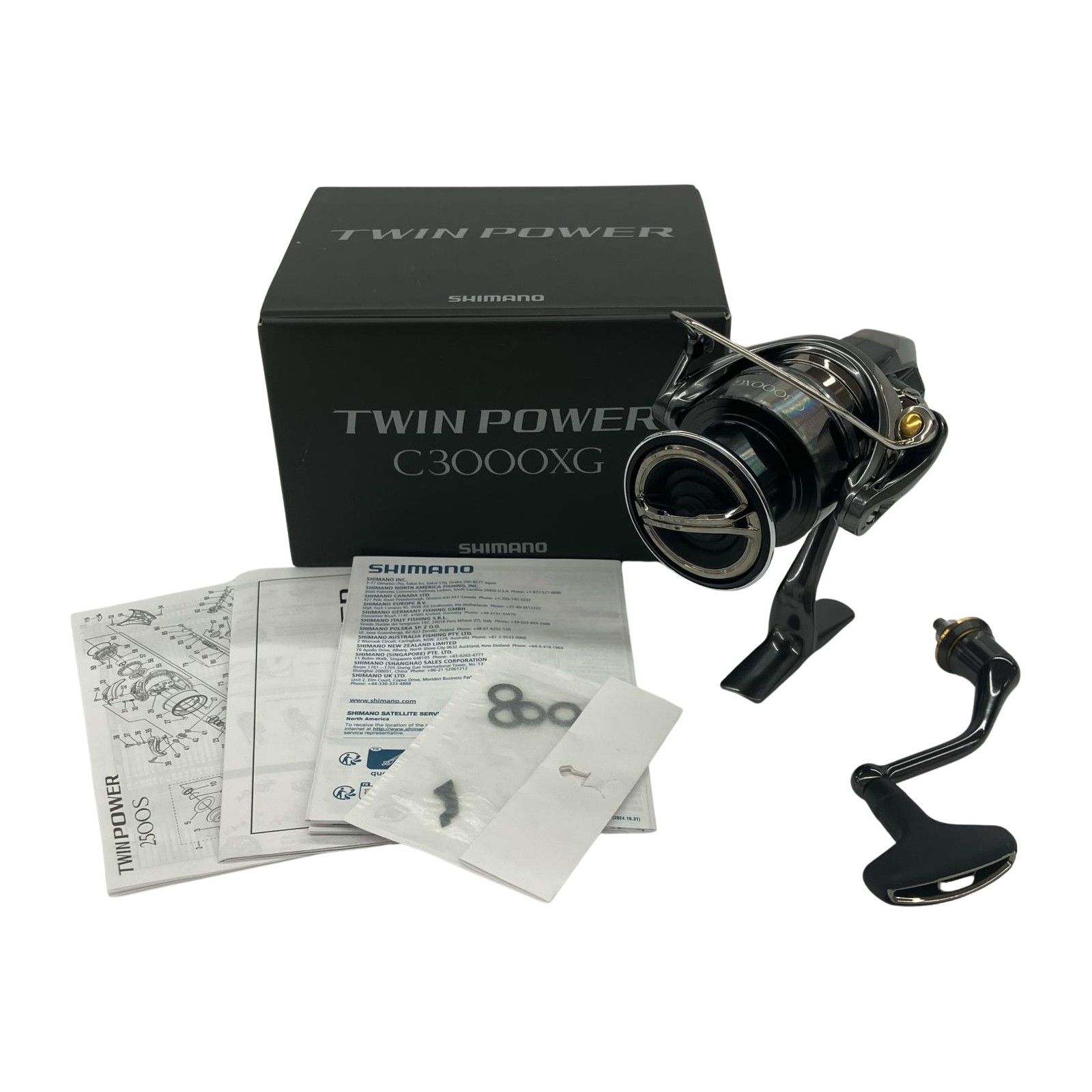σσSHIMANO シマノ スピニングリール 24ツインパワー C3000XG 046826 やや傷や汚れあり