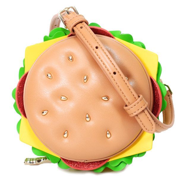 ケイトスペード バッグ katespade ハンバーガー レザー スタッズ