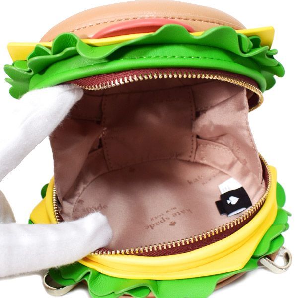 ケイトスペード バッグ katespade ハンバーガー レザー スタッズ