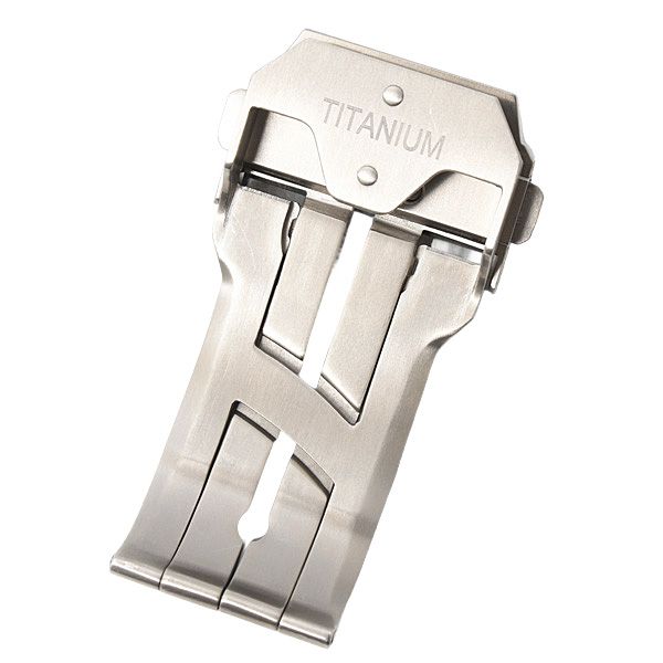 ウブロ 時計 メンズ レディース Dバックル 22 mm幅 パーツ 部品 ラバーベルト チタン HUBLOT