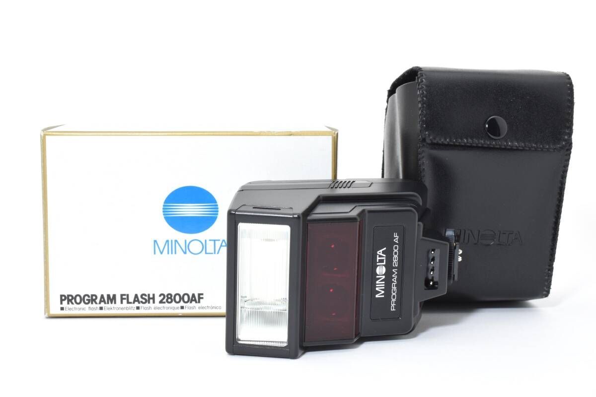 ☆美品☆ミノルタ MINOLTA PROGRAM FLASH 2800AF ストロボ 元箱