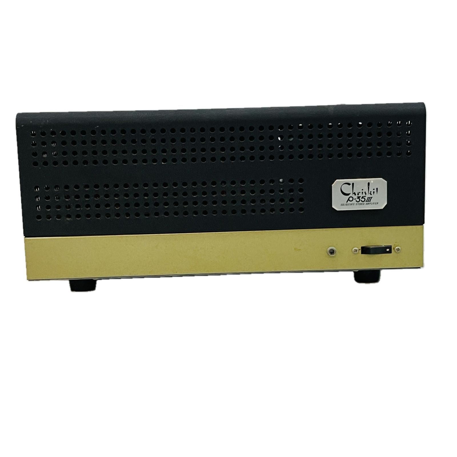 Chriskit P-35III パワーアンプ クリスキット アンプ オーデイオ機器 音響機材 音響 現状品 ジャンク C10594743