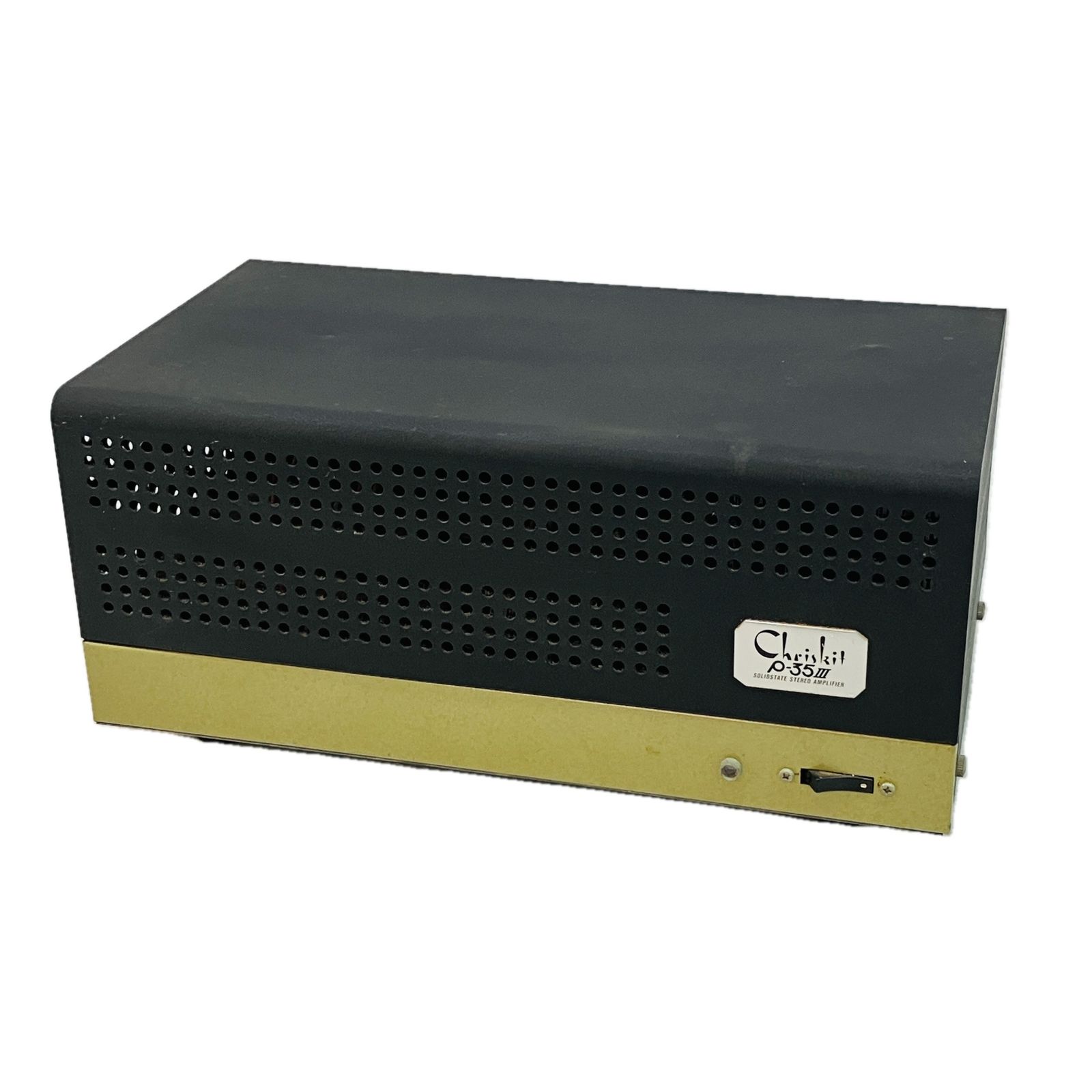 Chriskit P-35III パワーアンプ クリスキット アンプ オーデイオ機器 音響機材 音響 現状品 ジャンク C10594743