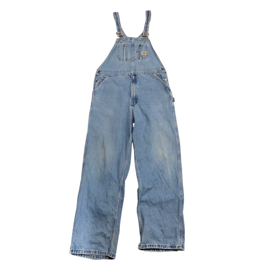 Carhartt デニムオーバーオール Made in Mexico 38×34
