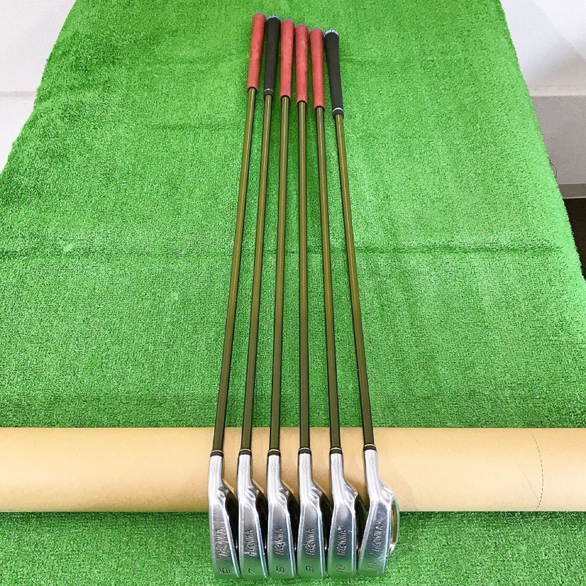 チ883Sホンマ BERES MG703 6本アイアンセット GOLD 日本製 JAPAN 金