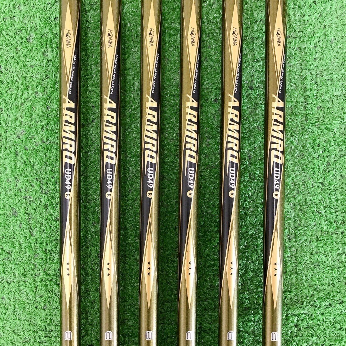 チ883Sホンマ BERES MG703 6本アイアンセット GOLD 日本製 JAPAN 金