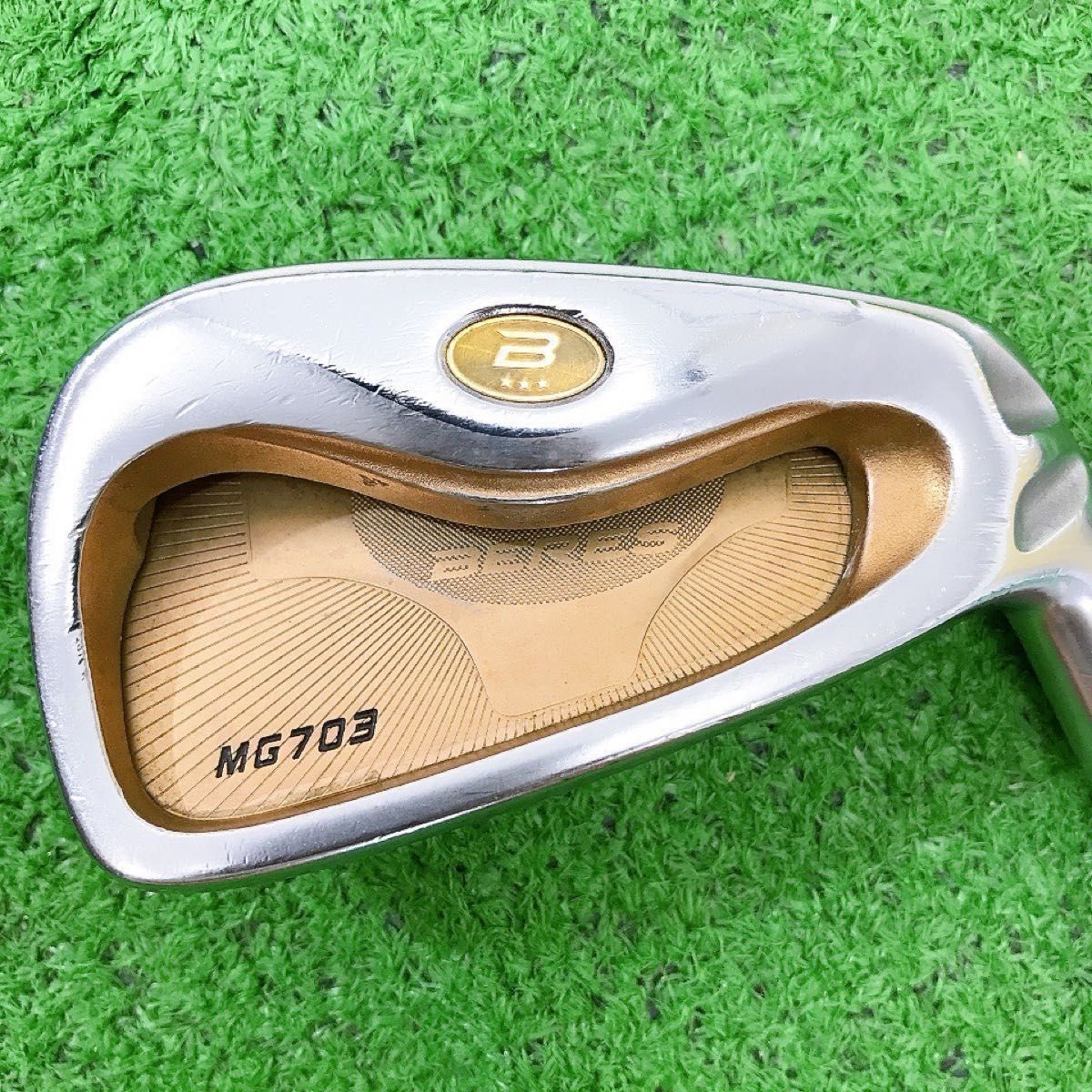 チ883Sホンマ BERES MG703 6本アイアンセット GOLD 日本製 JAPAN 金