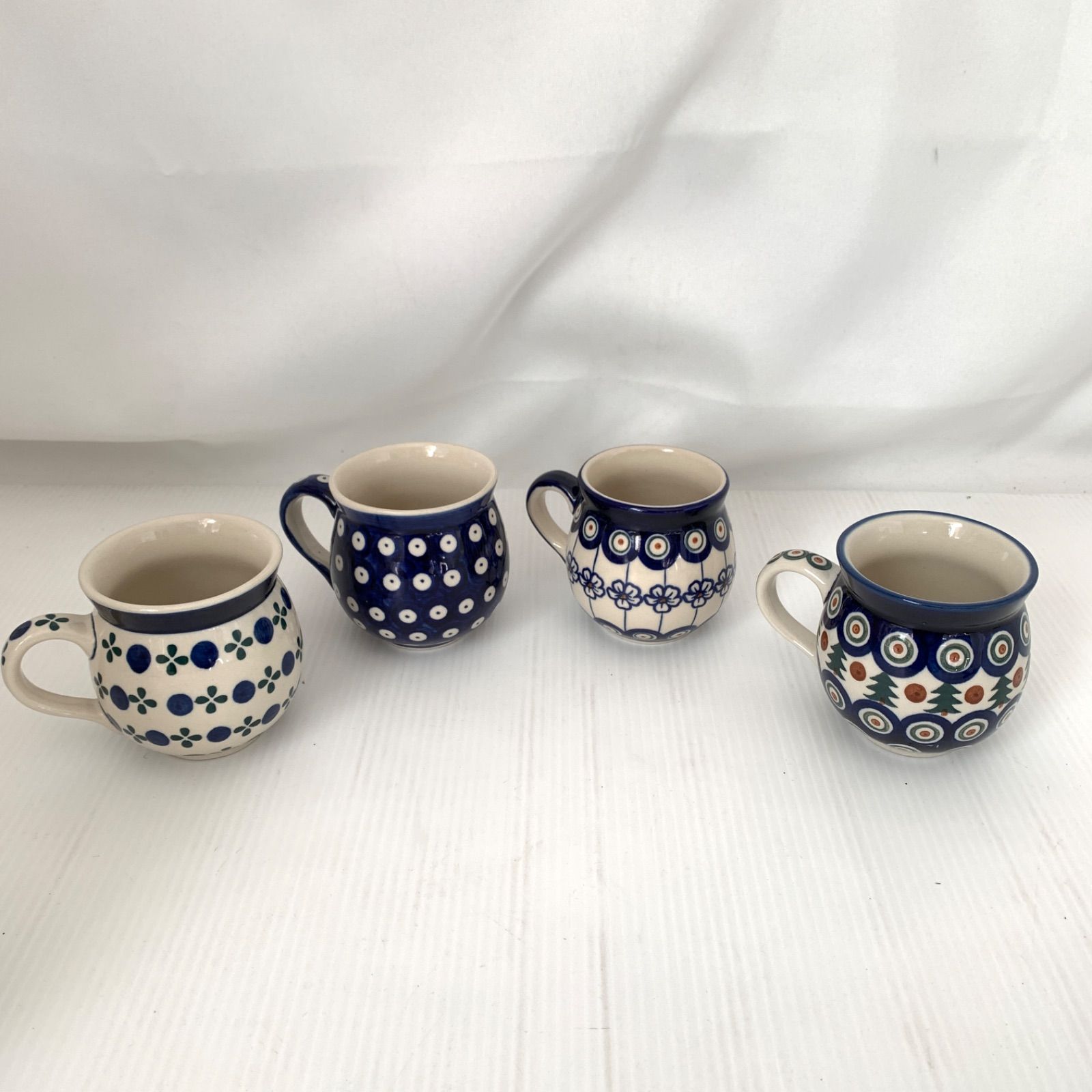 ポーリッシュポタリー マグカップ 4個セット M71106-13