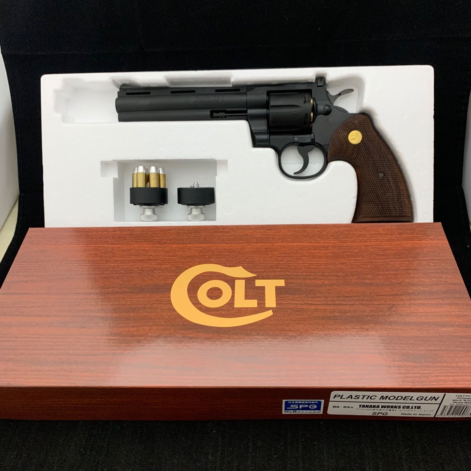 タナカ コルトパイソン 6インチ ガスガン HW - メルカリ