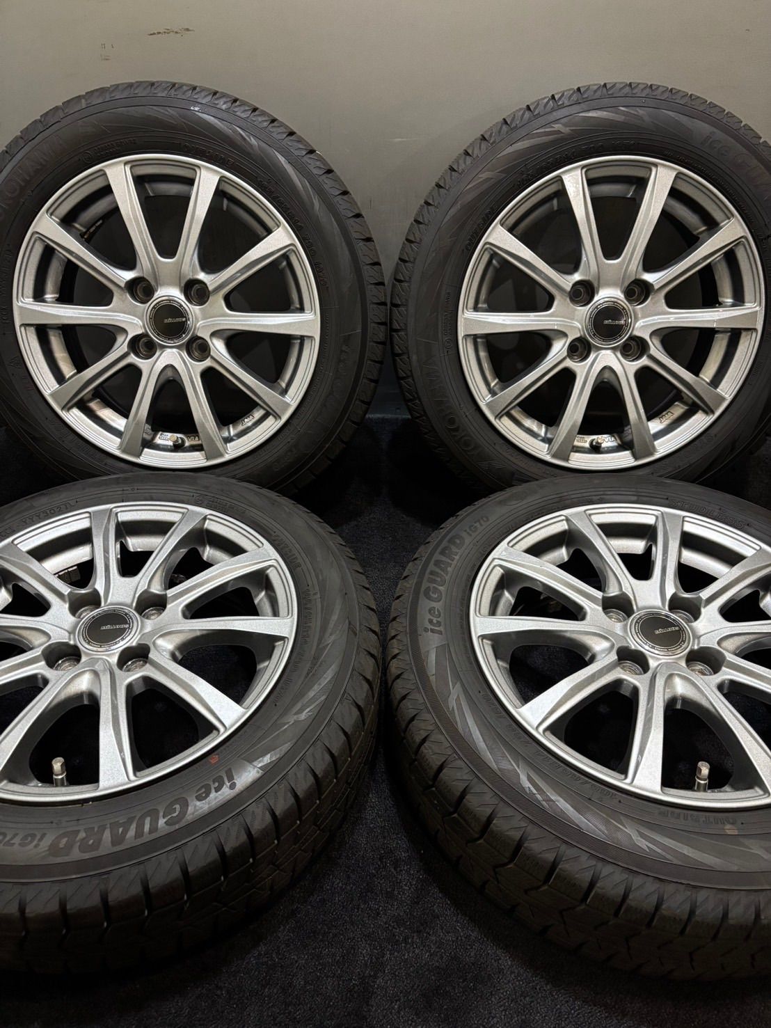 165 65 R 14 ice GUARD iG 70 21年製 MiLLOUS 14インチ 5 J 38 100 4 H スタッドレス 4本 タンク ルーミー パッソ 南1 K 537