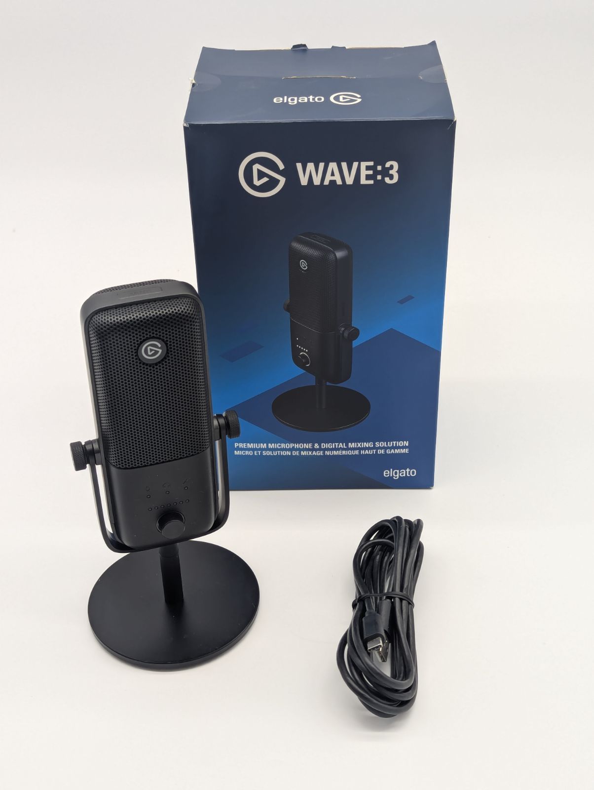 動作 済 Elgato WAVE 3 コンデンサーマイク