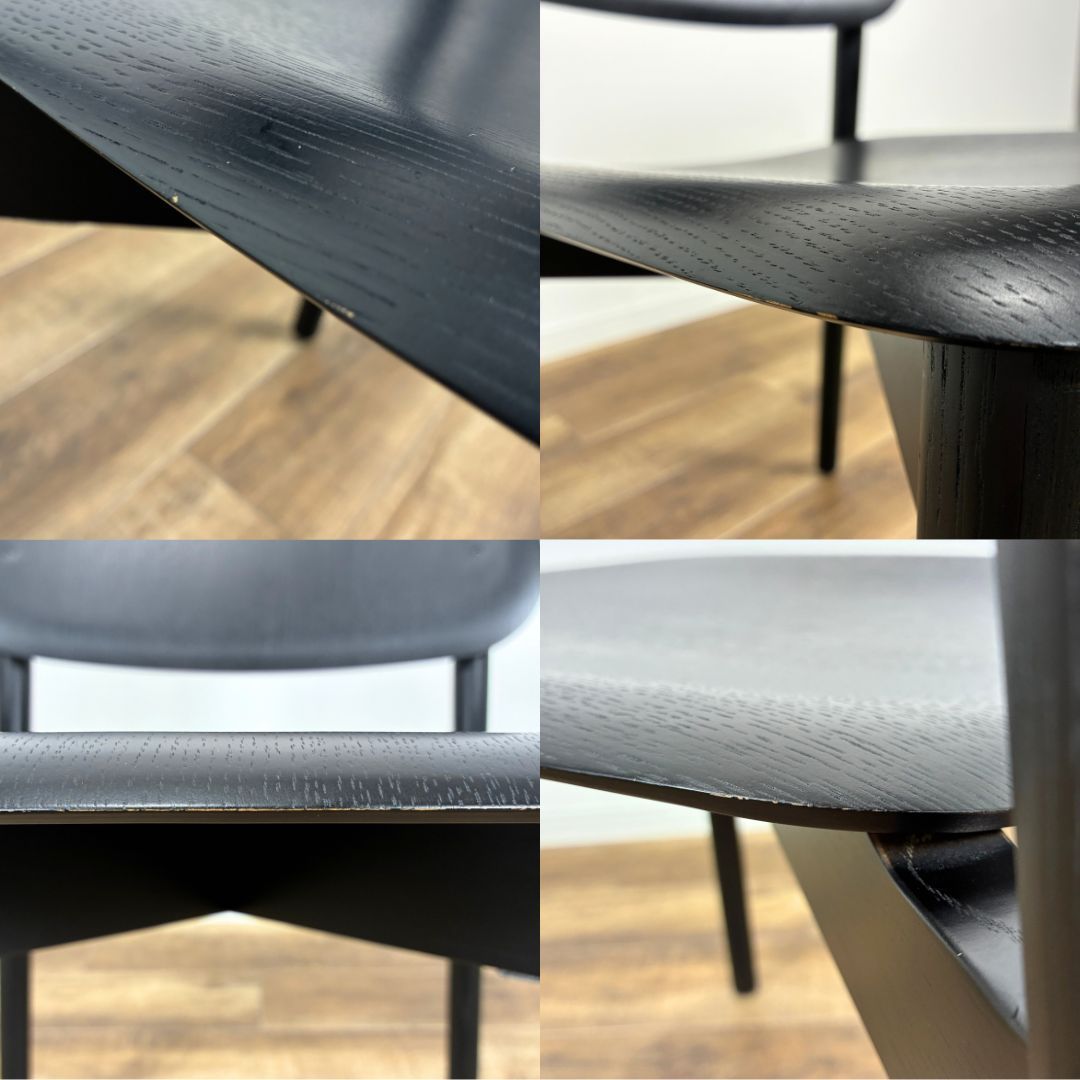 HAY SOFT EDGE CHAIR 60 RIVET Black ヘイ ソフトエッジ チェア 60
