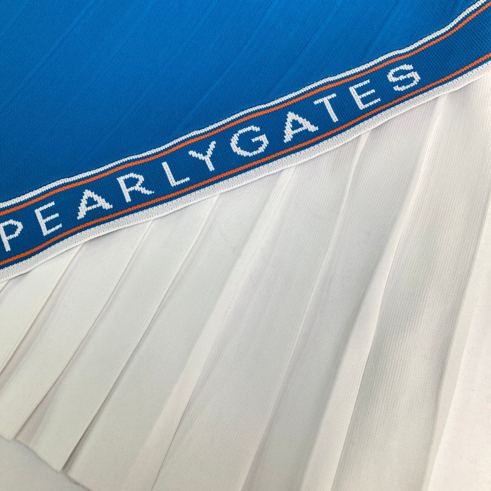 パーリーゲイツ  新作 プリーツスカート サイズ2 サイズ：2 PEARLY GATES パーリーゲイツ 2024年モデル プリーツ切替