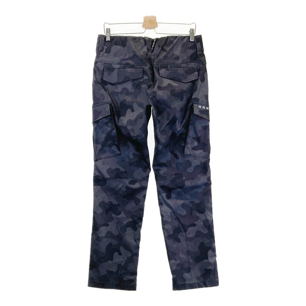 サイズ XL OAKLEY オークリー モデル ロングパンツ カモフラ 迷彩柄 ブラック系 ゴルフウェア メンズ ストスト