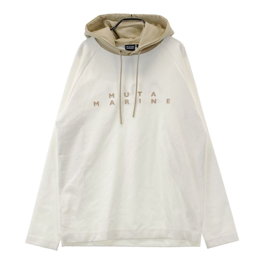 サイズ 7 MUTA MARINE ムータマリン フード付き 長袖プルオーバー ホワイト系 240101554420 ゴルフウェア メンズ ストスト