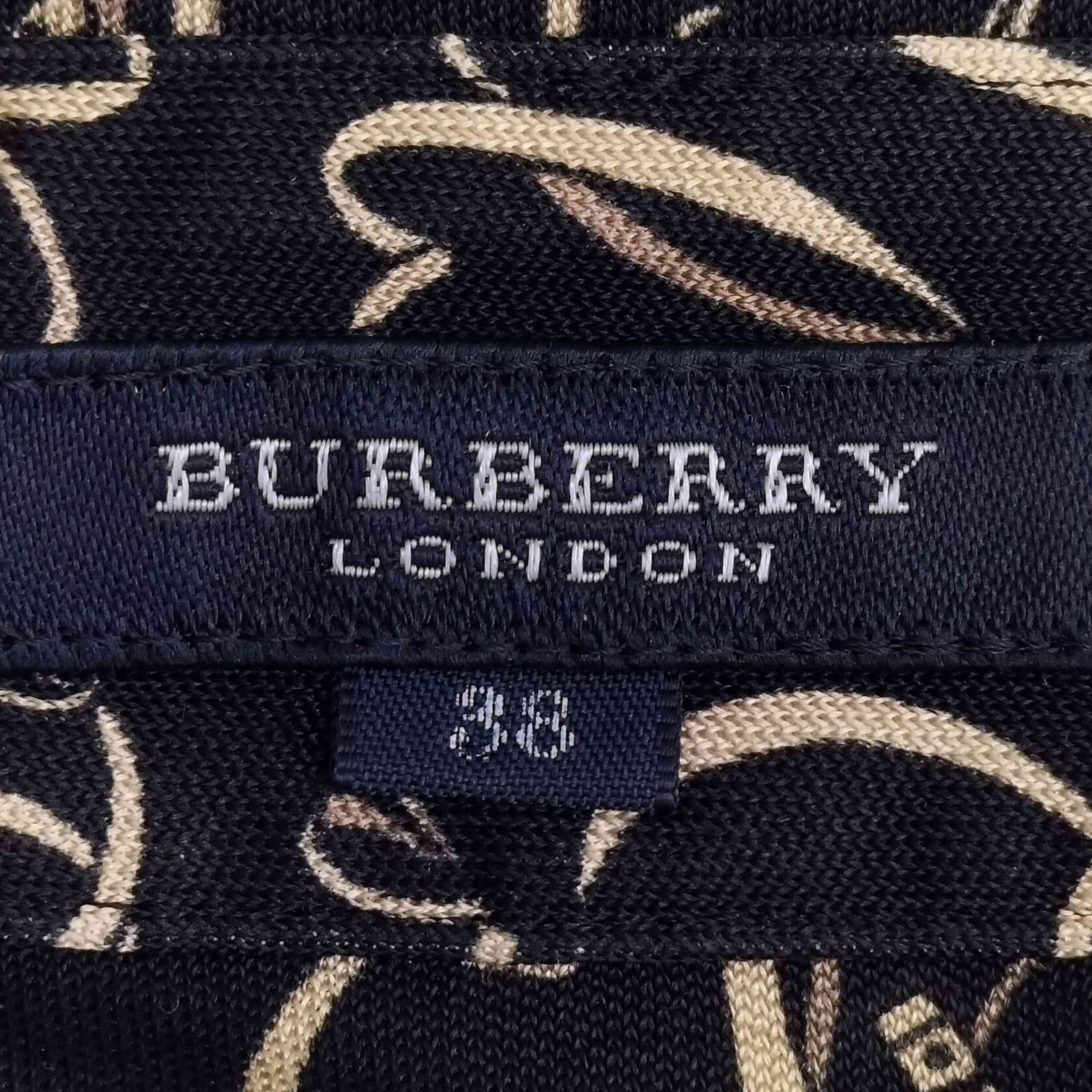 レディース バーバリーロンドン BURBERRY LONDON 総柄 シルク100