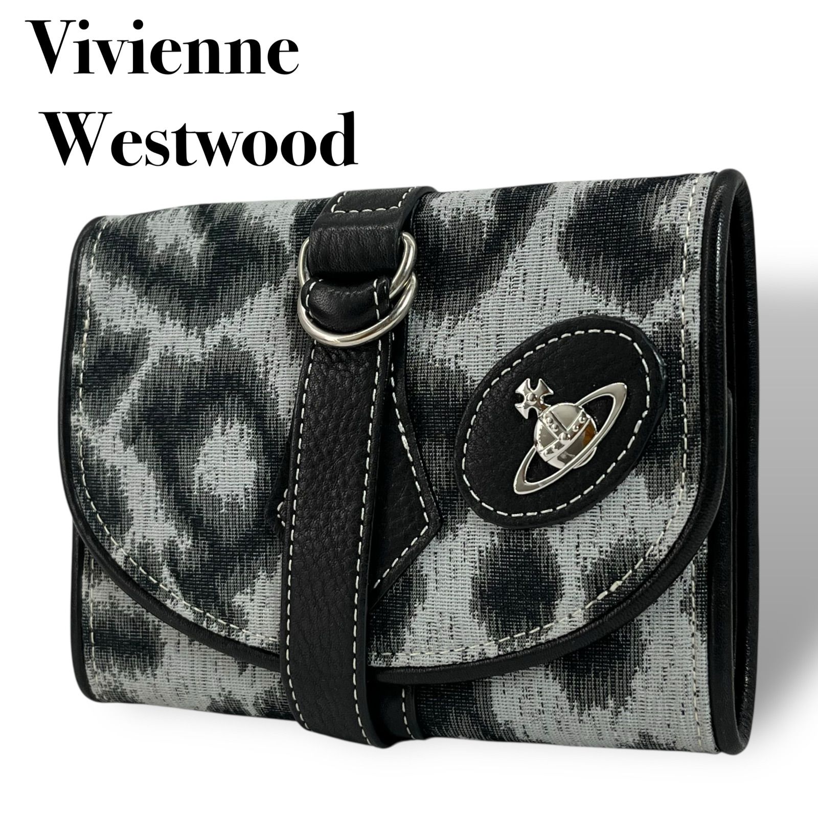 極美品】Vivienne West wood ヴィヴィアンウエストウッド 2つ折り財布 
