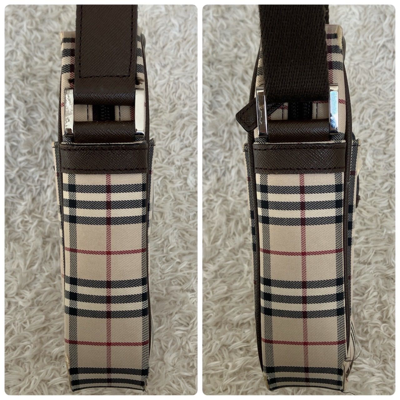 BURBERRY バーバリー ショルダーバッグ ノバチェック - メルカリ