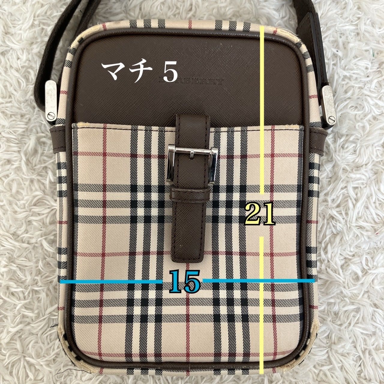 BURBERRY バーバリー ショルダーバッグ ノバチェック - メルカリ