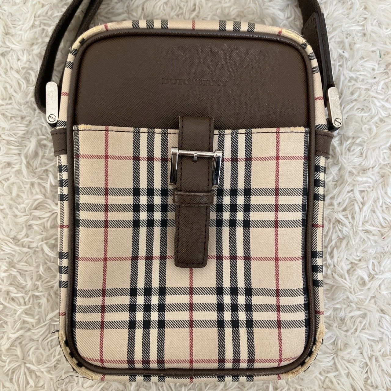 BURBERRY バーバリー ショルダーバッグ ノバチェック - メルカリ