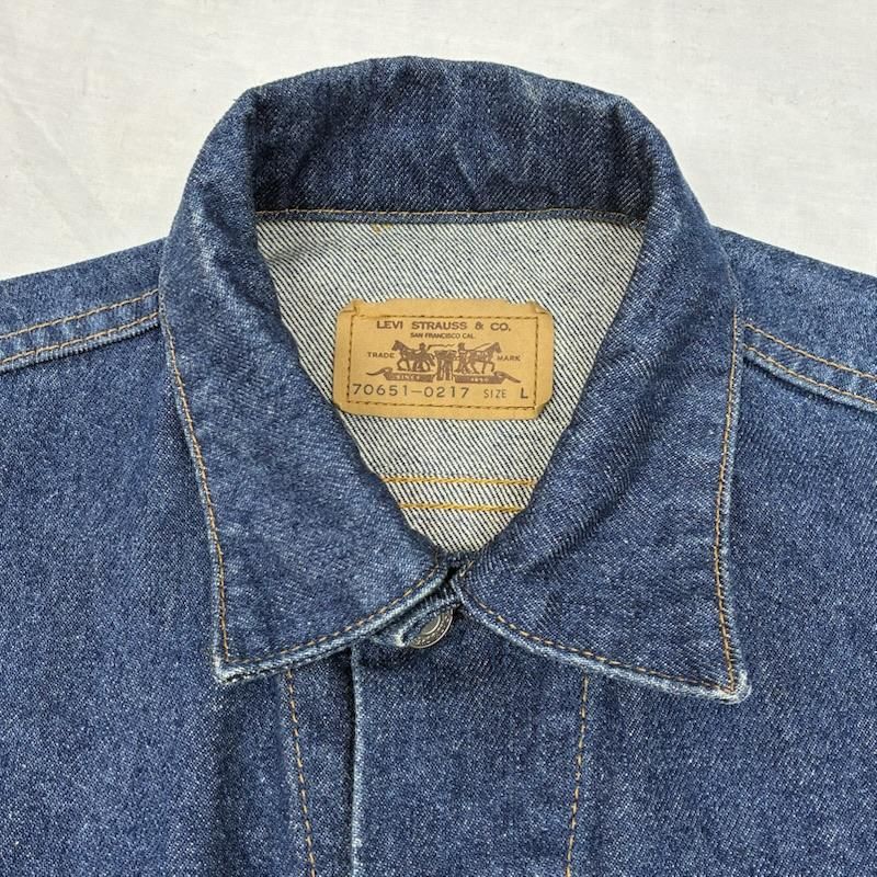 リーバイス 90s オレンジタブ 70651-0217 トラッカー デニム