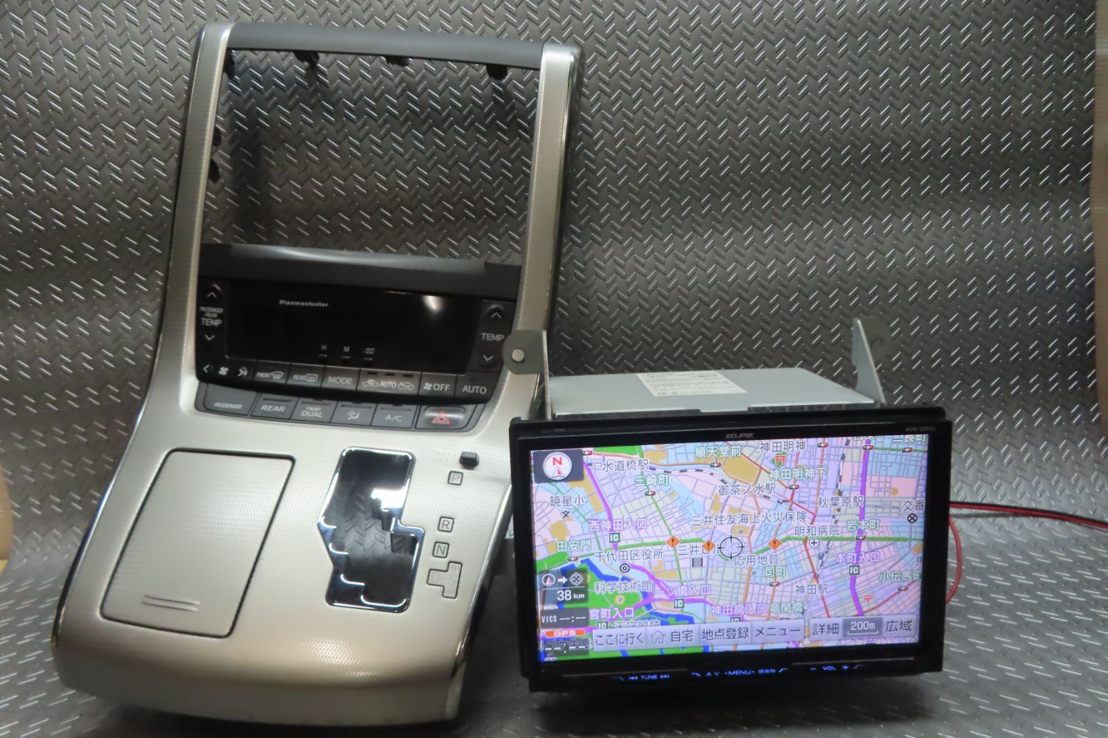 完動品保証付 W6824|イクリプス メモリーナビ AVN-ZX03i 9インチ トヨタ ヴェルファイア 35Z 前期 GGH20 ANH20 ATH20 配線セット付