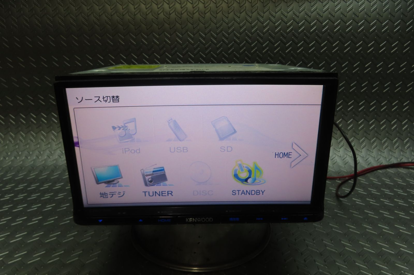 完動品保証付 W6825|ケンウッド メモリーナビ MDV-L502 TV地デジフルセグ内蔵 TV視聴OK ロック解除済 BRIGHTFACE_UK