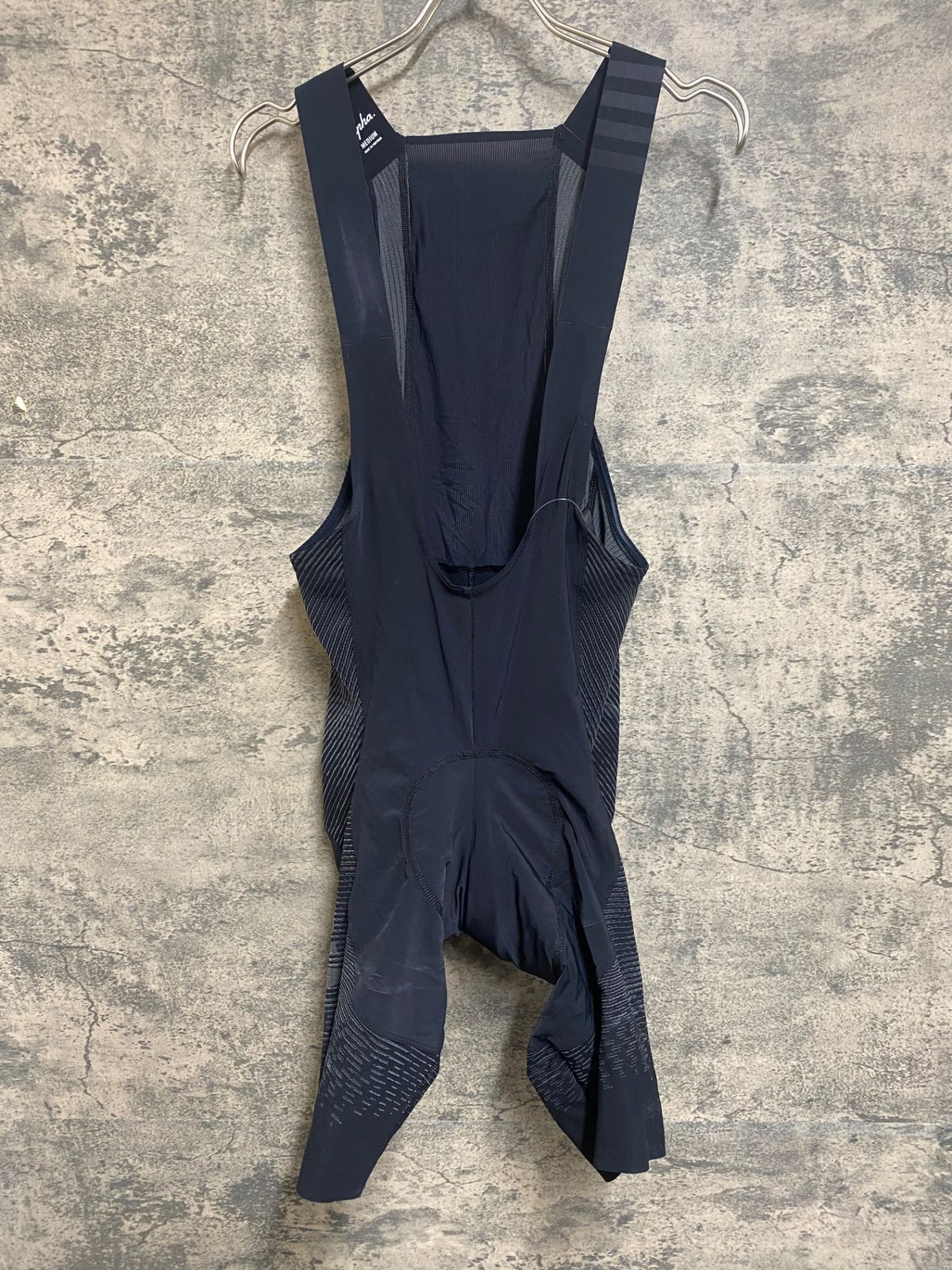 JM523 ラファ Rapha MEN S PRO TEAM POWERWEAVE BIB SHORTS ビブショーツ 黒 M パッド擦れ