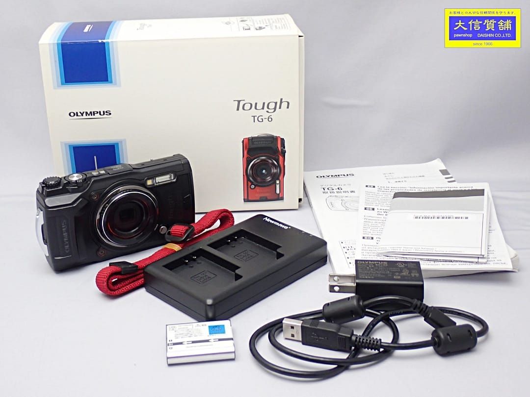 OLYMPUS オリンパス コンパクトデジタルカメラ Tough TG-6 ブラック