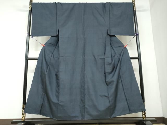 平和屋着物●男性 本場大島紬 アンサンブル 長羽織 100亀甲 総詰め 正絹 ud