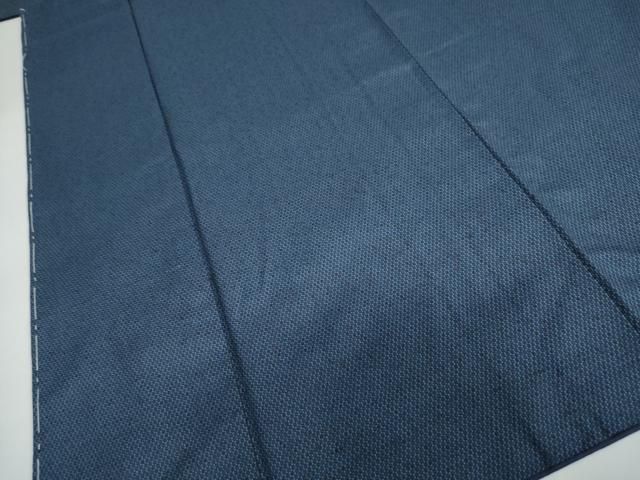 平和屋着物●男性 紬 アンサンブル 120亀甲 正絹 ud