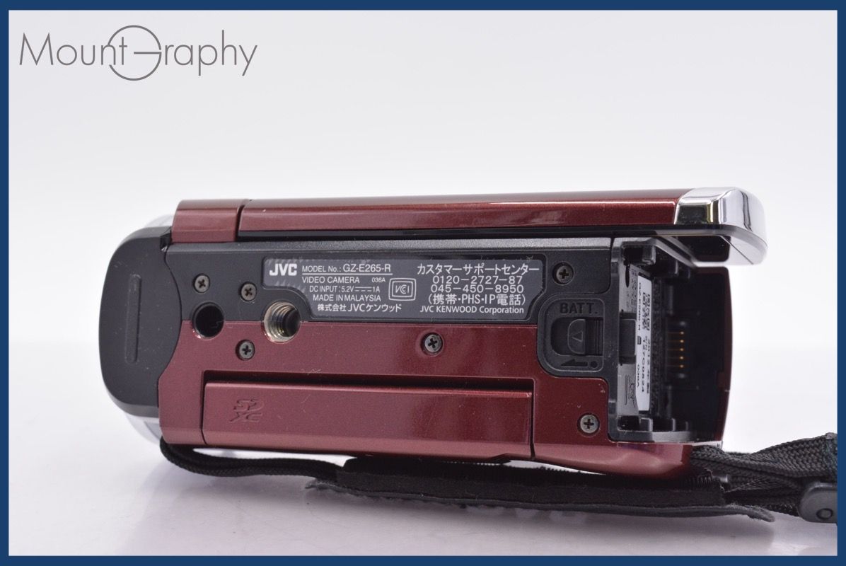 上 ケンウッド JVC GZ E 265 40 x バッテリー付属 同梱可 mj 6221