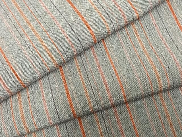 平和屋着物▽小紋 単衣 縞 洗える着物 AABC3879fy