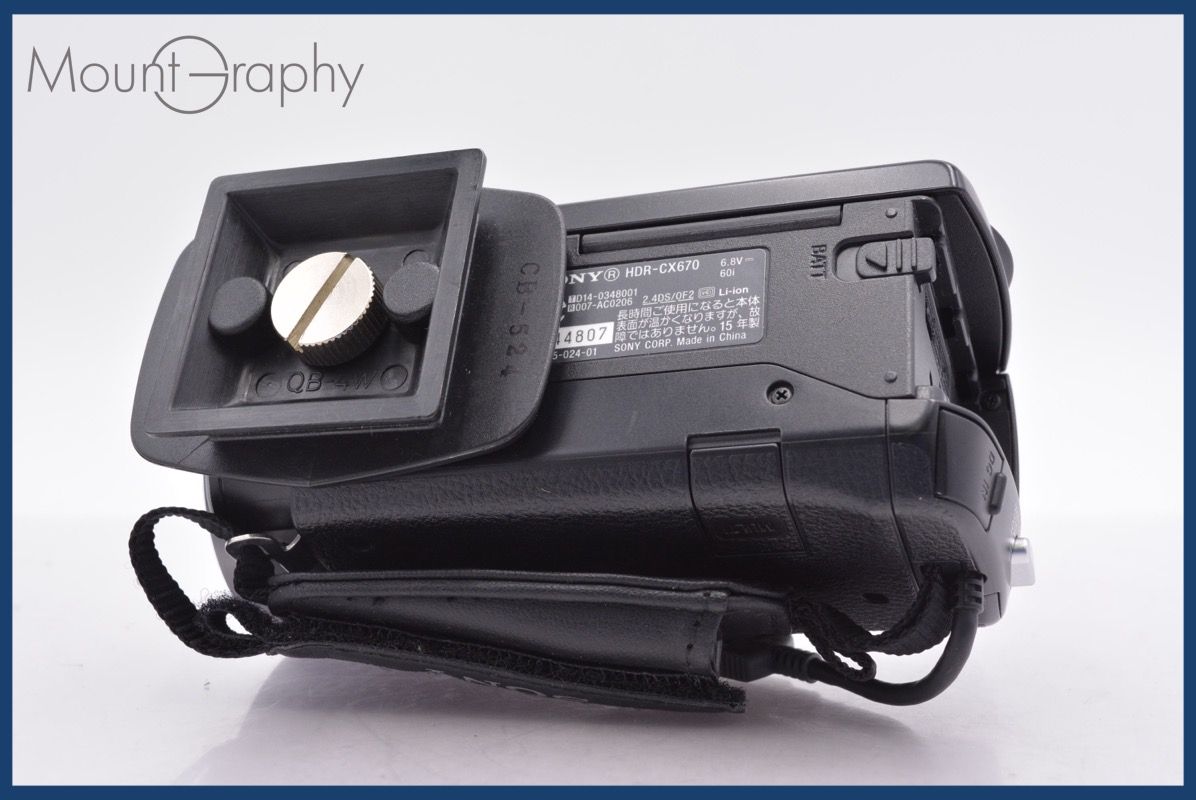 ソニー SONY HDR CX 670 30 x バッテリー付属 同梱可 mj 6222